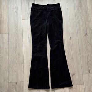 PAIGE Lou Lou Velvet Flare Pants